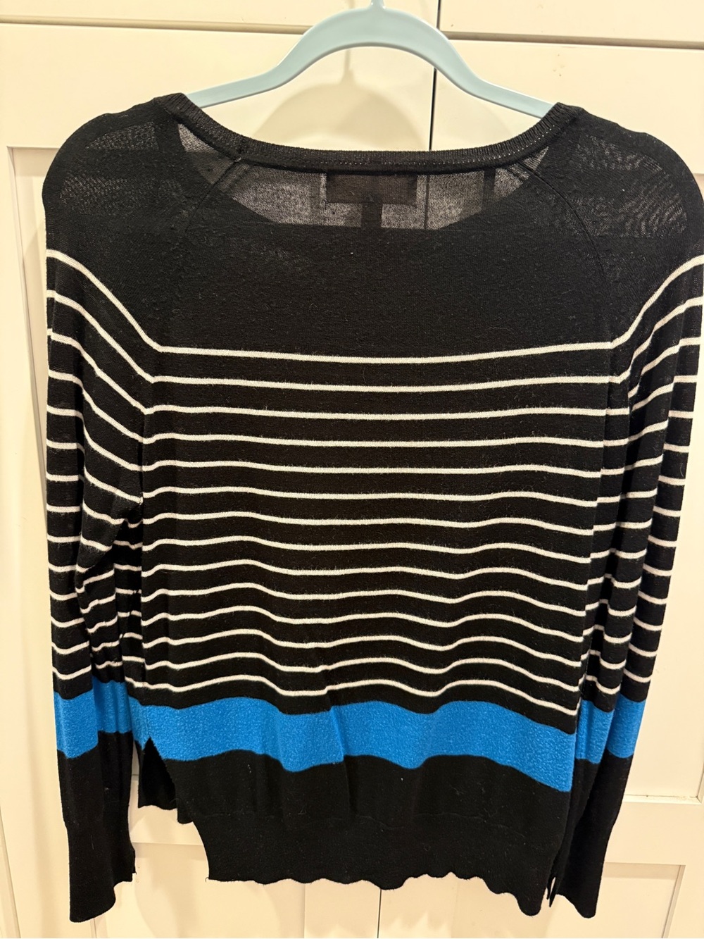 Striped Sweater Women's Lightweight Pullover